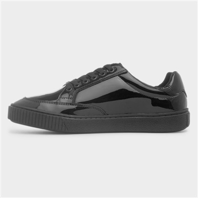 Evelyn Womens Black Leather Shoe