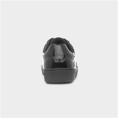 Evelyn Womens Black Leather Shoe