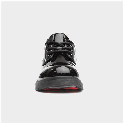 Jasmine Girls Black Patent Shoe