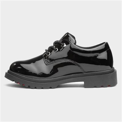 Jasmine Girls Black Patent Shoe