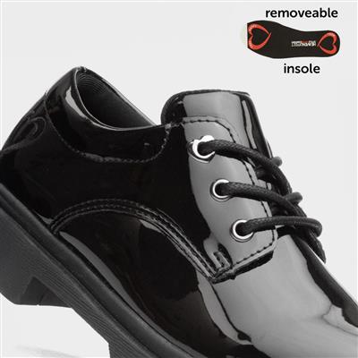 Jasmine Girls Black Patent Shoe