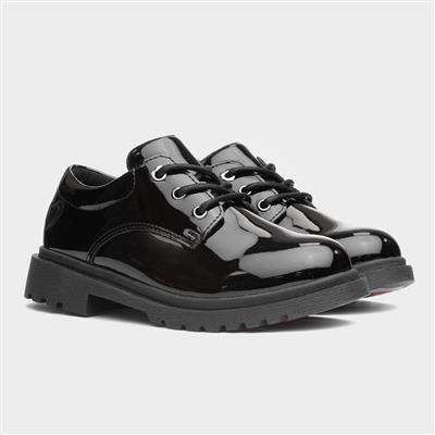 Jasmine Girls Black Patent Shoe