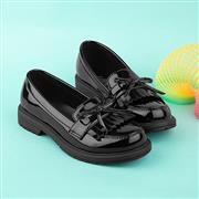 Lilley Fallon Girls Black Patent Loafer (Click For Details)