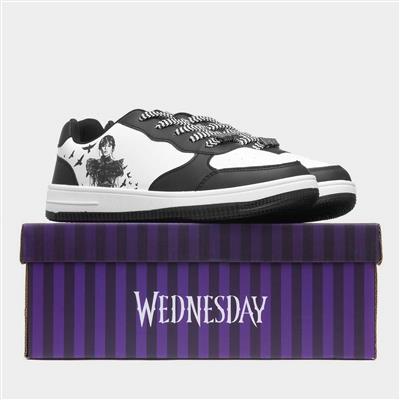 Kids Black & White Casual Shoe