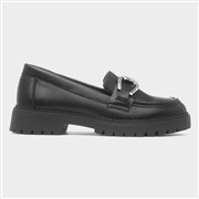 Lilley Christina Girls Black Heart Trim Loafer (Click For Details)