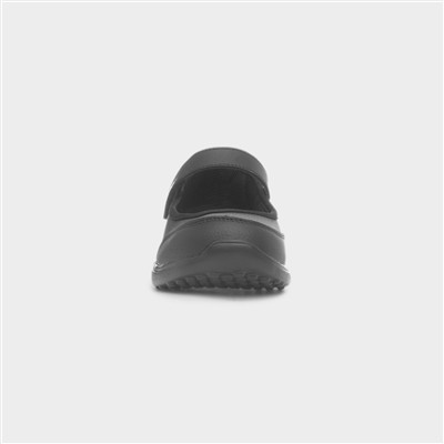 Girls Microstride Black Shoe