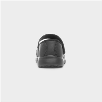 Girls Microstride Black Shoe