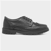 Hush Puppies Maxine Girls Black Leather Brogue (Click For Details)