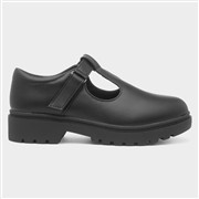 Little Diva Carly Girls Black School Shoe (Click For Details)