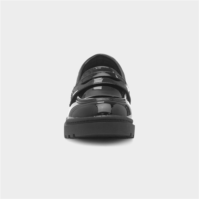 Piper Girls Black Patent Loafer