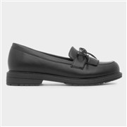 Lilley Girls Black Slip On Tassel Loafer Shoe (Click For Details)