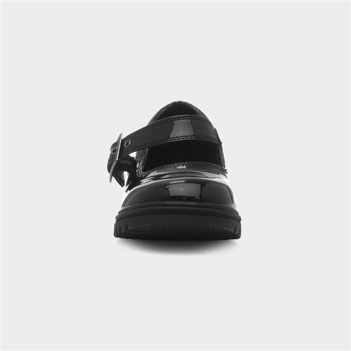Effie Girls Black Patent Shoe