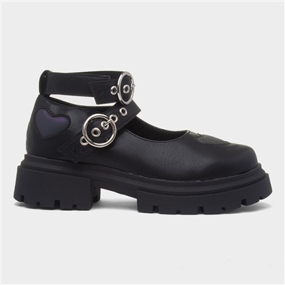 Lovebug Meadow Kids Black Shoe