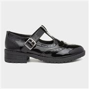 Lilley Girls Patent Brogue T-Bar (Click For Details)