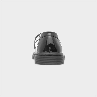 Riverdance Girls Black Patent Loafer