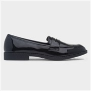 Little Diva Ruby Girls Black Patent Loafer Shoe (Click For Details)