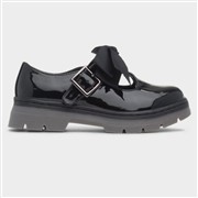 Little Diva Lume Girls Black Patent School Shoe (Click For Details)