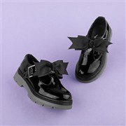 Little Diva Lume Girls Black Patent School Shoe (Click For Details)
