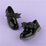 Little Diva Lume Girls Black Patent School Shoe (Click For Details)