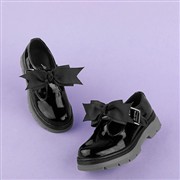 Little Diva Lume Girls Black Patent School Shoe (Click For Details)