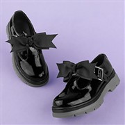 Little Diva Lume Girls Black Patent School Shoe (Click For Details)