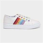 Walkright Girls White Rainbow Shoe (Click For Details)