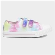 Walkright Girls Multi Coloured Tie Dye Canvas (Click For Details)