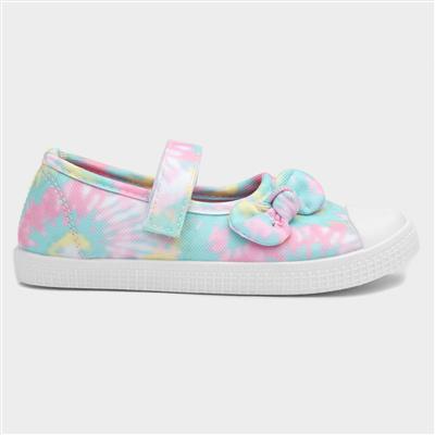 Kids Multicoloured Tie-Dye Canvas