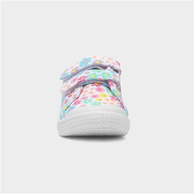Leela Girls Multi Floral Print Canvas