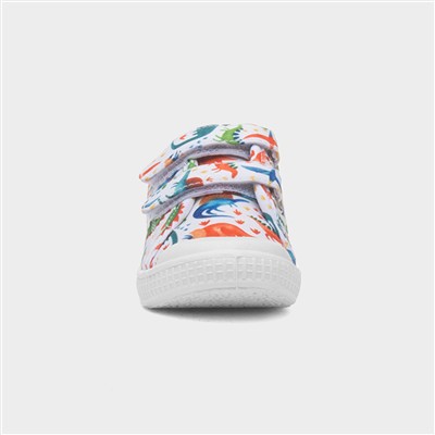 Lyle Boys Stone Dinosaur Print Canvas