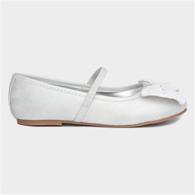 Louisa Kids White Glitter Ballerina