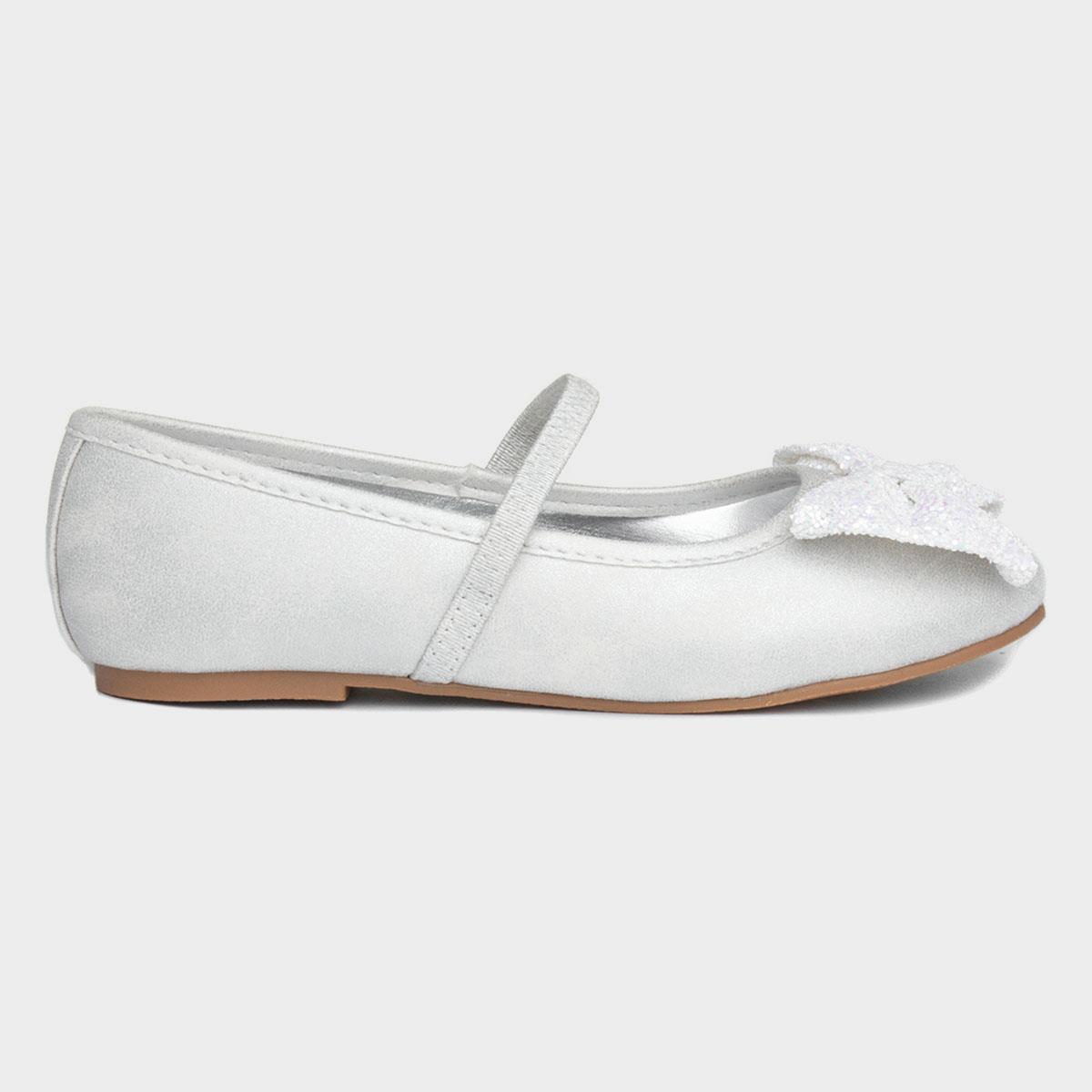 Louisa Girls White Ballerina