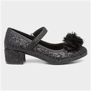 Lilley Sparkle Girls Glitter Party Shoe in Black (Click For Details)