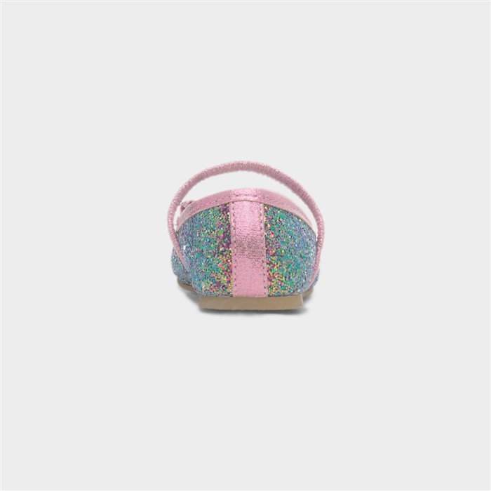 Louisa Girls Pink Ballerina Shoe