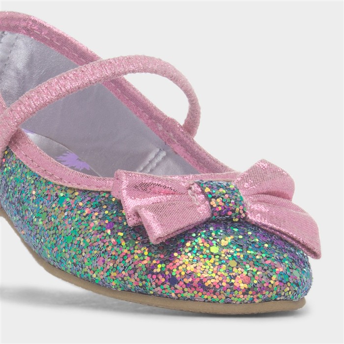 Louisa Girls Pink Ballerina Shoe