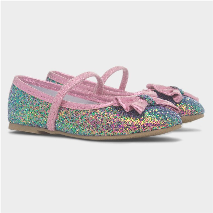 Louisa Girls Pink Ballerina Shoe