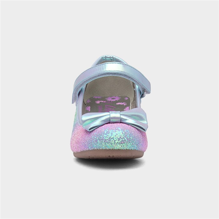 Girls Multi Glitter Heel