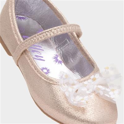 Flossie Girls Gold Ballerina