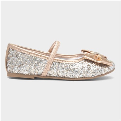 Louisa Girls Gold Ballerina