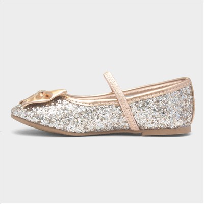 Louisa Girls Gold Ballerina