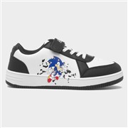Sonic The Hedgehog Kids White Easy Fasten Trainer (Click For Details)