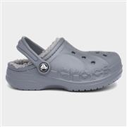 Crocs Baya Kids Charcoal Grey Lined Clog (Click For Details)