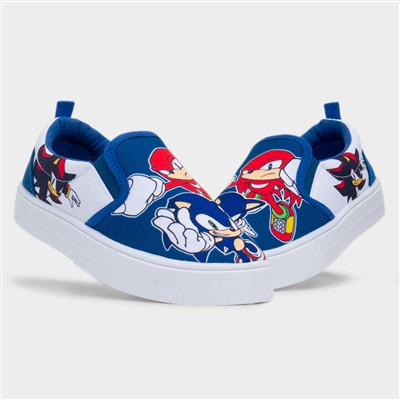 Kids Multi Slip On Low Canvas