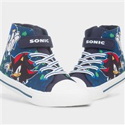 Sonic The Hedgehog Alva Kids Multi Hi Top Canvas (Click For Details)