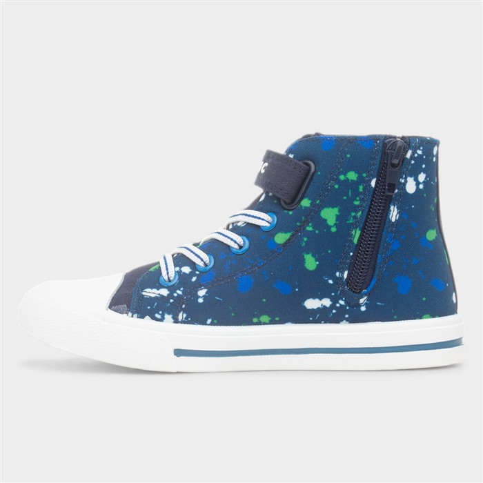 Alva Kids Multi Hi Top Canvas