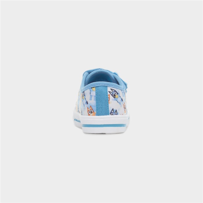 Aldo Kids Blue Easy Fasten Toe Bump Canvas