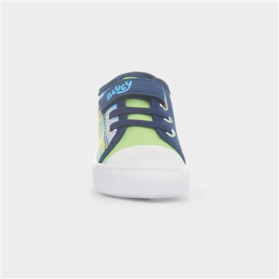 Kids Green Easy Fasten Canvas