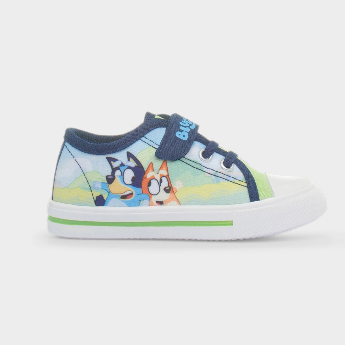Kids Green Easy Fasten Canvas