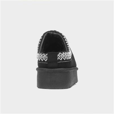 Claudia Girls Black Casual Shoe