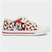 Minnie Mouse Kids Beige Easy Fasten Canvas (Click For Details)